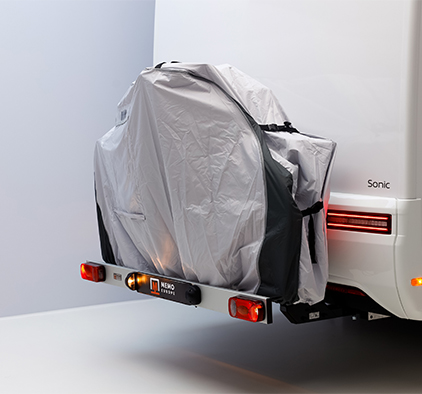 Bike cover professional for chassis mounted carriers
