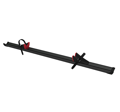 Fietsgoot premium zwart 1670 mm